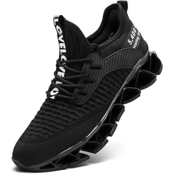 Shoes - Women's Running Walking Blade Sport Work Tennis Black Athletic Sneakers Shoes